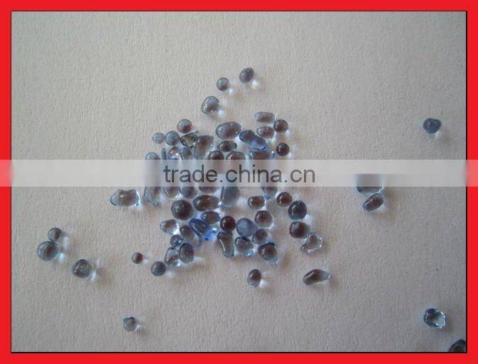clear and blue glass beads for swimming pool