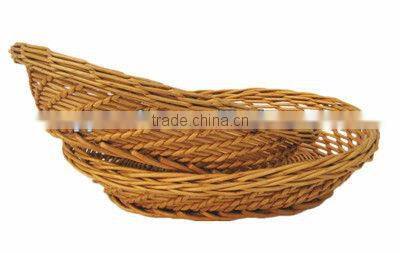 brown wicker fruit tray (factory supplier)