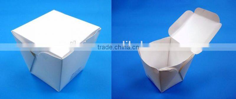 Mchinery for Noodle paper box lunch box with round base,custom printed paper box making machine manufacturer in China
