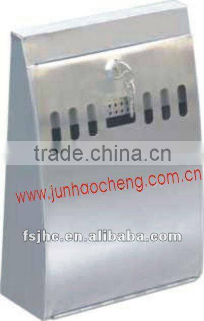 JHC-7012 unique design stainless steel Ashtray Bin Lock