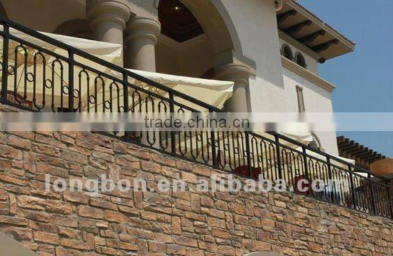 2014 Top-selling modern stailess steel balcony railing