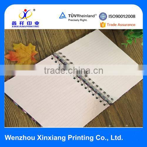 cute writing kraft paper spiral exercise notebook