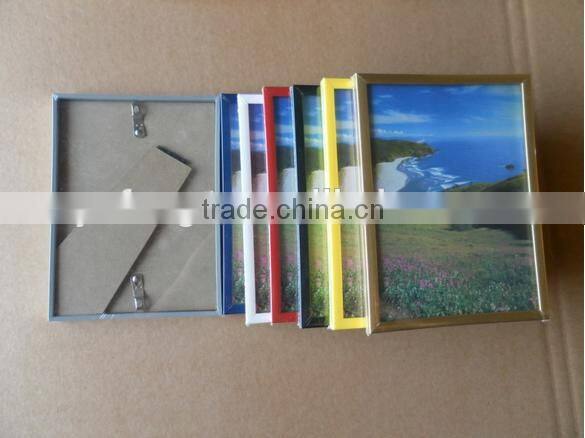 Wholesale cheap golden baby picture pvc plastic photo frame A4 A3 A2 A1