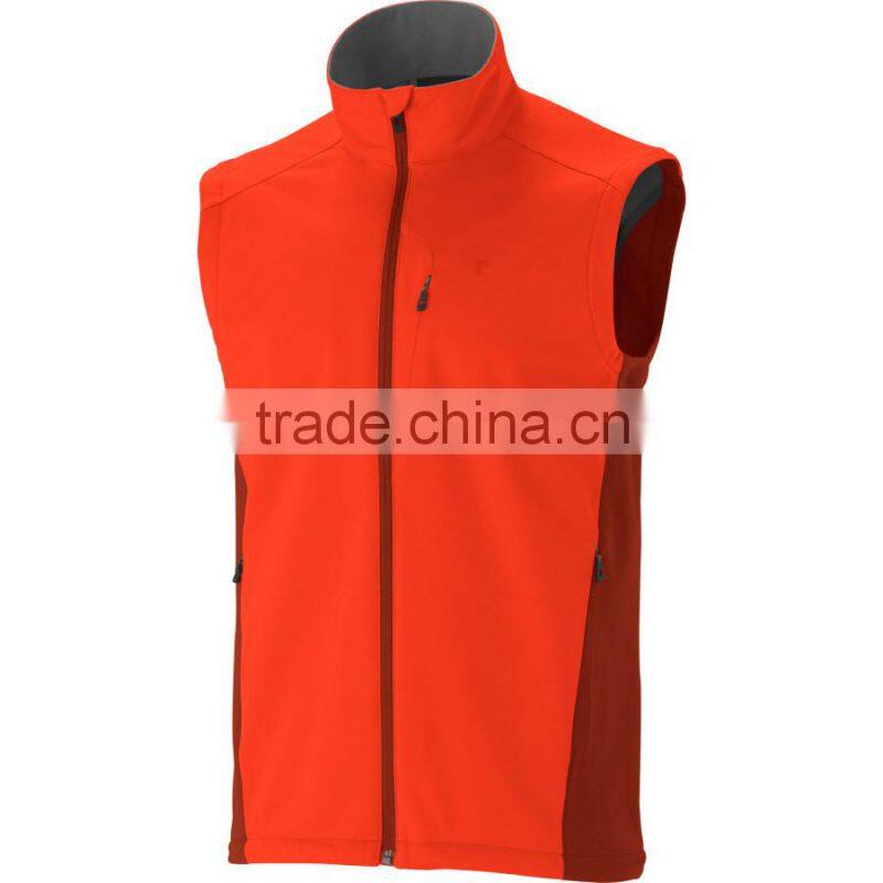 European softshell sports vest