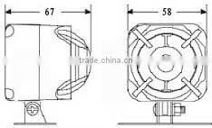ES-207 Electronic Alarm Siren,with CE & ROHS