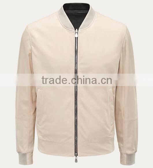 New Fashion Cheap Pakistan Leather Jacket for Man,Leather Black 8 Ball Cowhide Bomber Leather Jacket