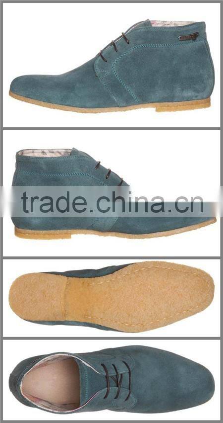 New design China men's leather boots D34081