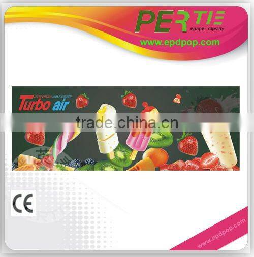 digital signage wall mount pop display rack epd screen epop e paper display circular display promotional cards