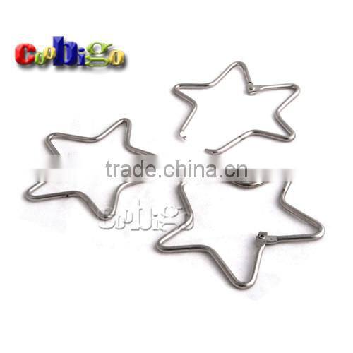 Multi Shape Snap Ring Opening Nickel Plated Iron #FLQ133