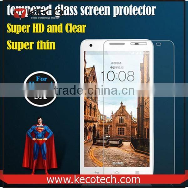 Tempered Glass Phone Screen Protector For Huawei Honor 3X Phone Front Screen