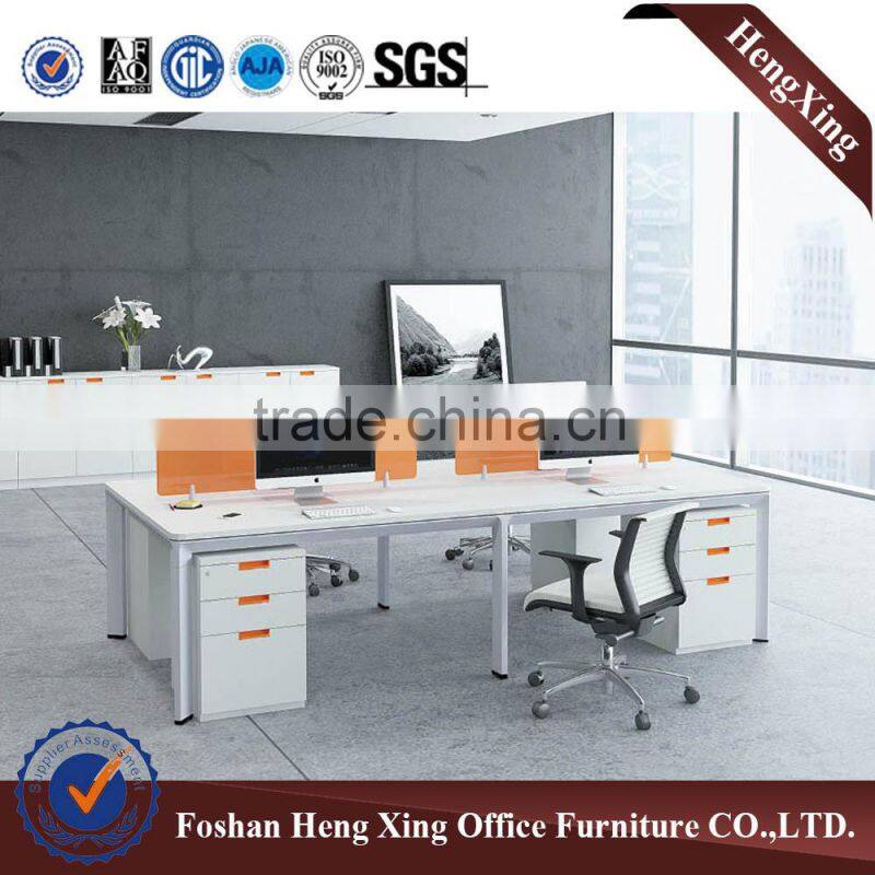 Modern office partition modular workstation with metal legs HX-PT003