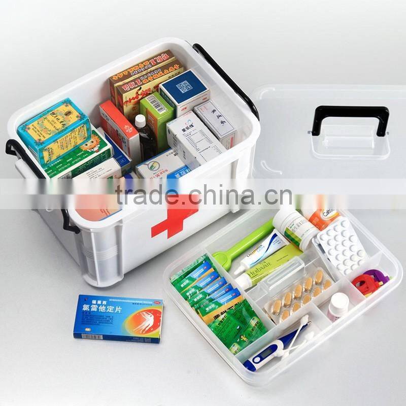 Travel useful plastic medicine storage box protable medicine box