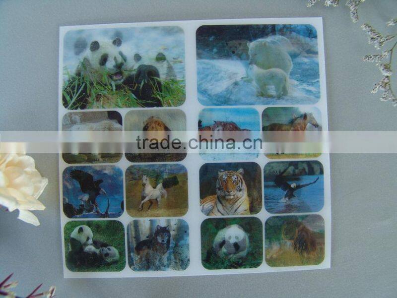 China factory custom home decor 3D lenticular sticker