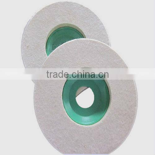 100% wool felt disc wool polishing wheel