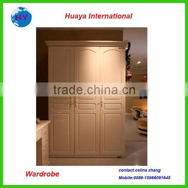 MDF melamine carcass glossy UV door wardrobe