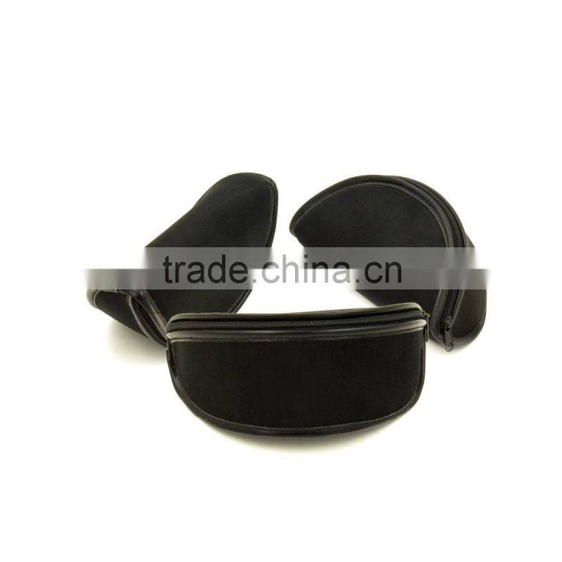 Soft Touch glasses case sunglasses case with zipper