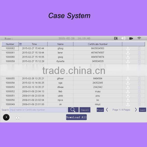 KT-BG2000A integrated diagnosis system (wall-mount) with CE