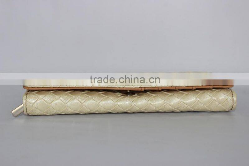 long leather wallet for lady