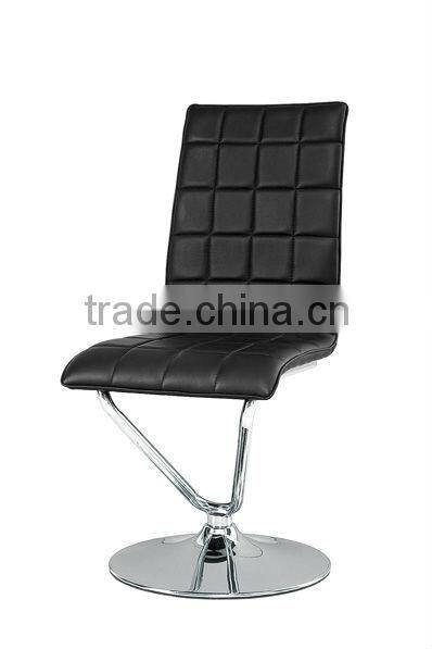 Z dining chair with chromed base(CY0978)