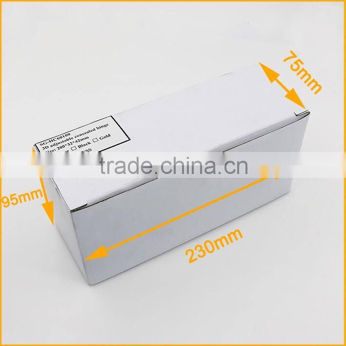 138.8*33.5*50mm zinc alloy easy assembled semi trailer door concealed hinge