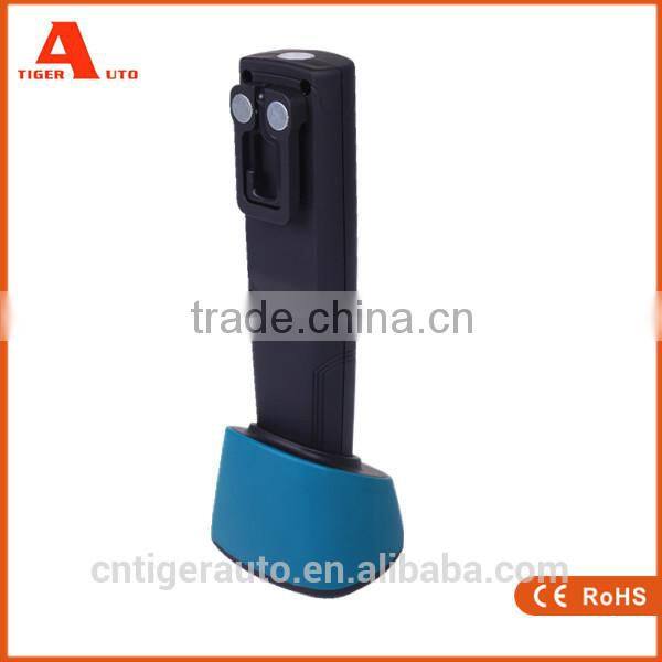 Hanging hook rechargeable 6 +1 SMD LED lamp with Li-ion battery