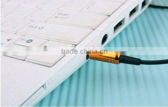 High quality long wire computer metal earphone headphones without mic for girls