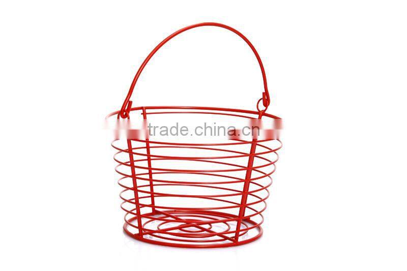 beautiful wire mesh fruit basket with hanger