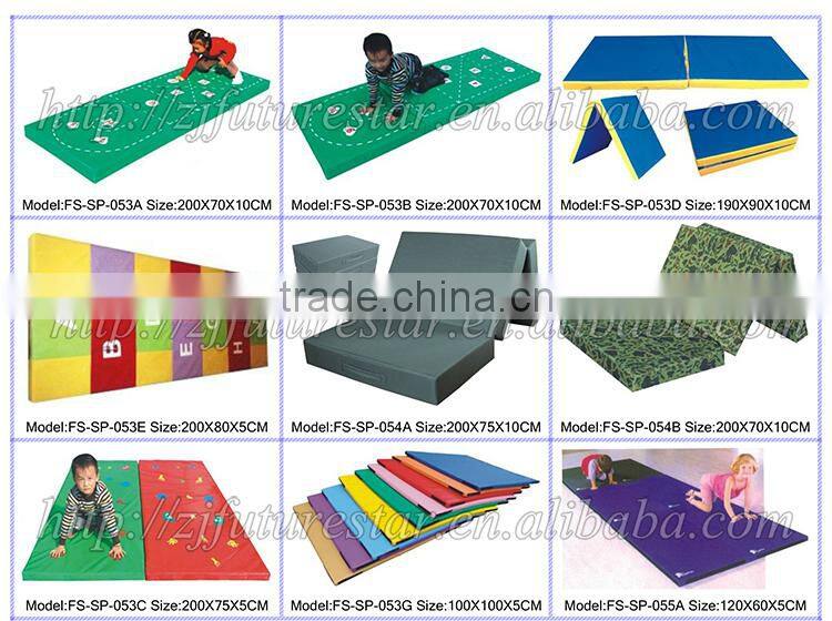FS-SP-053E PU and EPE kids jumping mat with alphabet