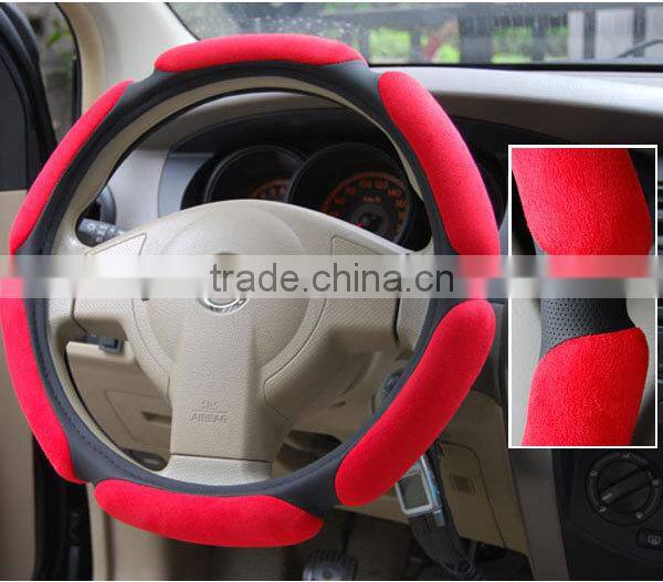 Cheap leather steering cover