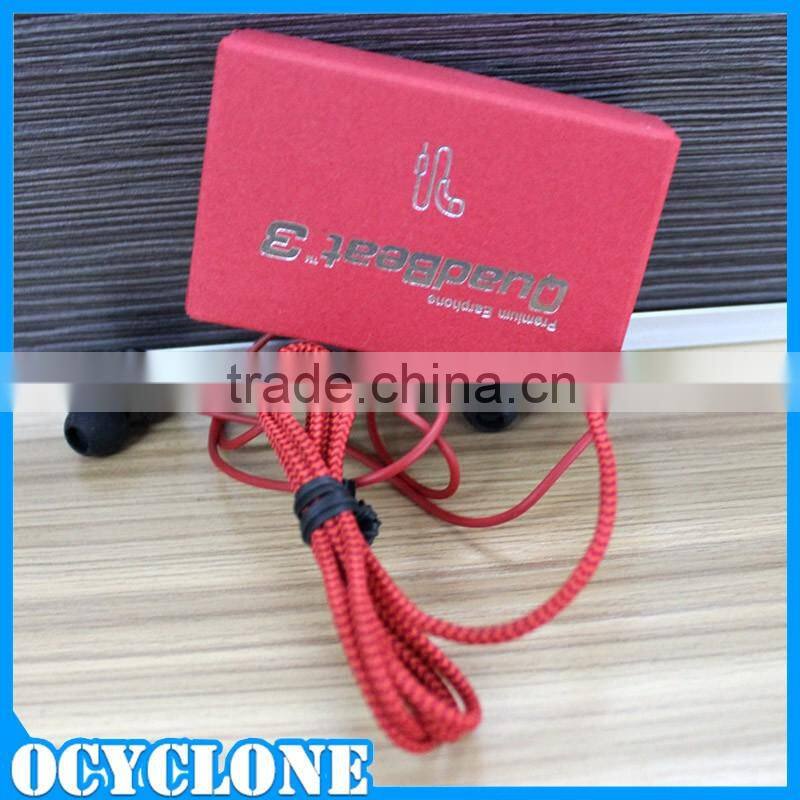 Woven pattern Bundle Earphones for huawei mate 8 mobile phone