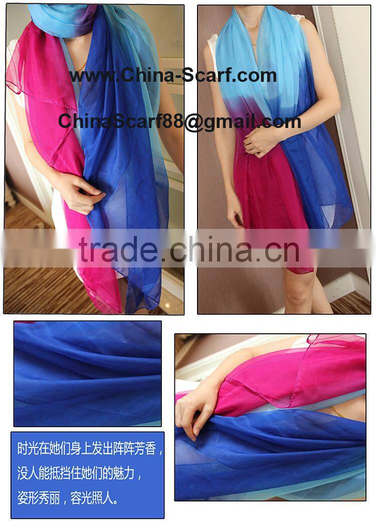 Wholesale fashion beach silk scarf