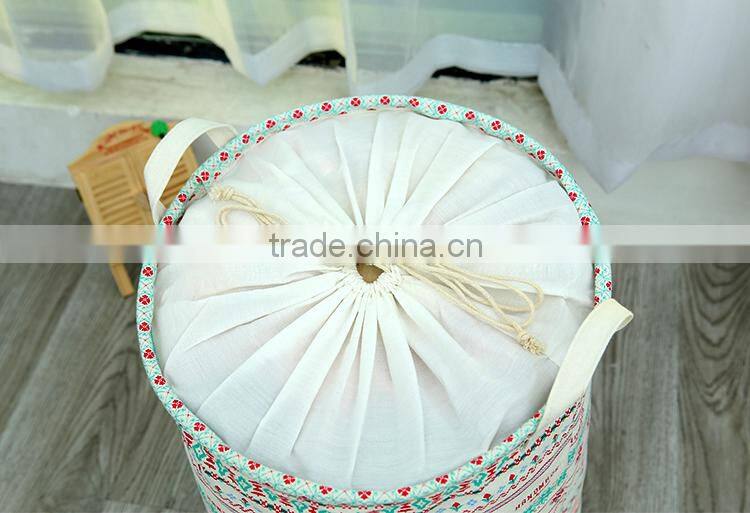 2015 new cotton folding waterproof and dustproof storage barrels