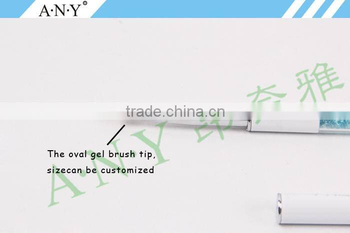 ANY Nail Art UV Gel Nails Beauty Care Crystal Oval Nail Brush for Gel Nails