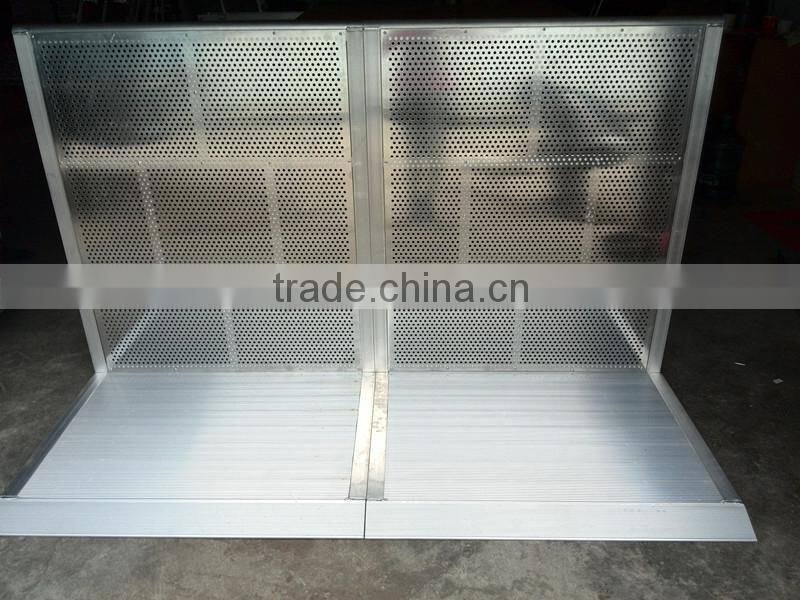 on promotion Steel temporary good quality barricade