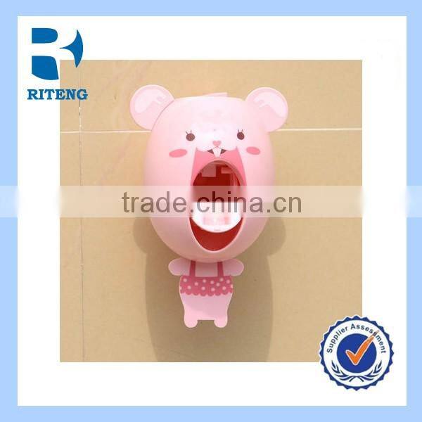 elephant style automatic Auto Toothpaste Dispenser Squeezing Device Toothbrush Holder