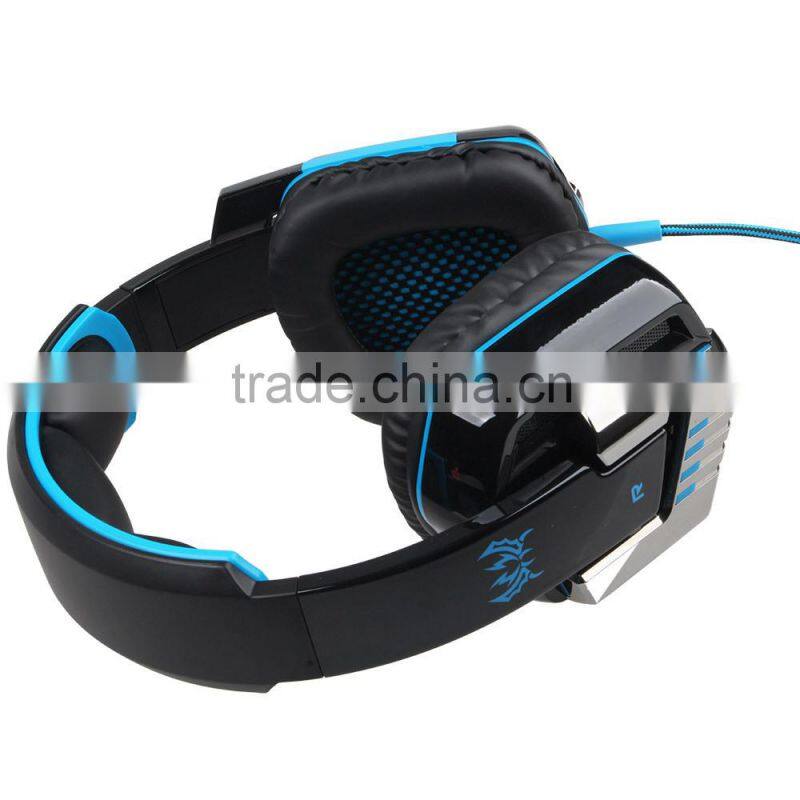 Cheap price overhead 3.5mm stereo gaming headphone