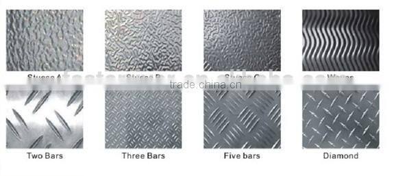 Skid proof stucco embossed aluminum sheet 3003 h112 aluminium tread sheet