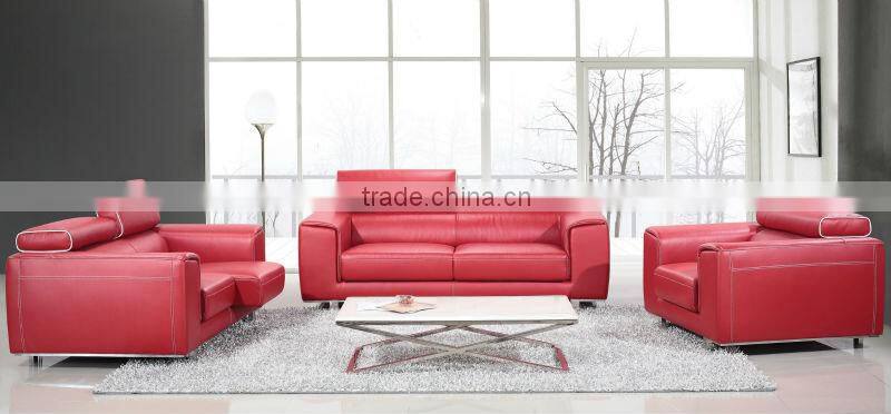 Modern Design Sofa FM117 Milanda Genuine Leather Sofa Set Price in China