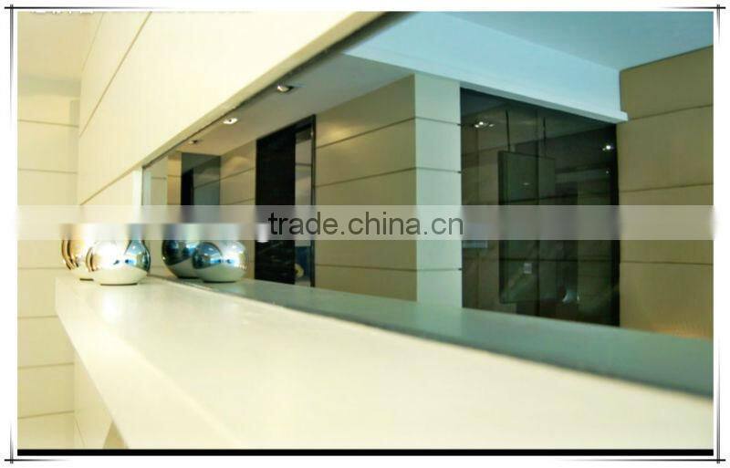 Clear Cut Sizes Silver Mirror Glass