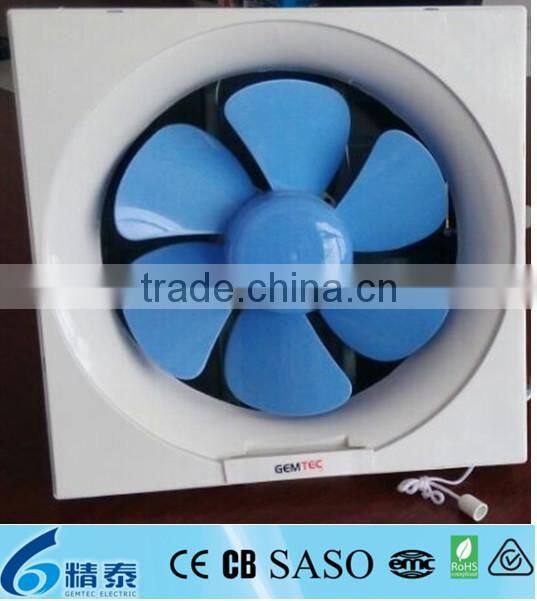 8 inch PP+Metal housing CCA moto Square Wall Mounted ventilation fan