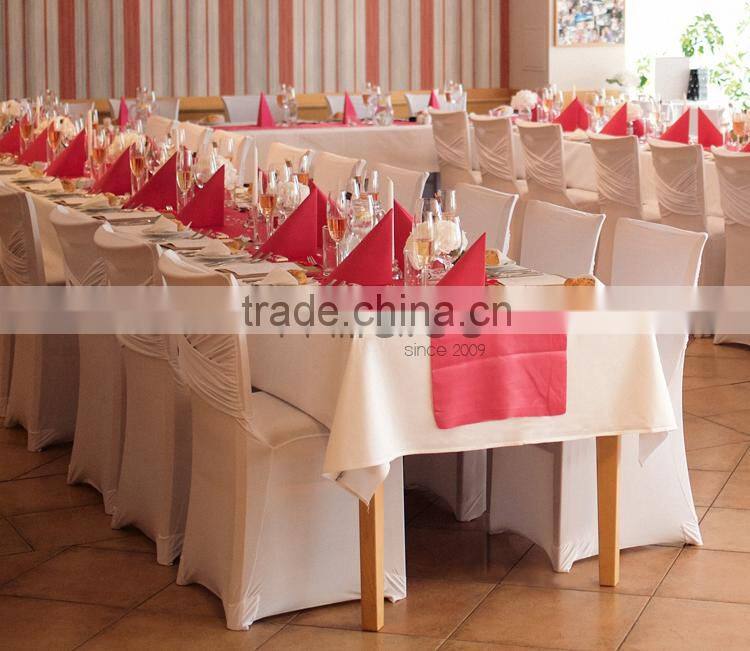 Wedding banquet chair cover cross back