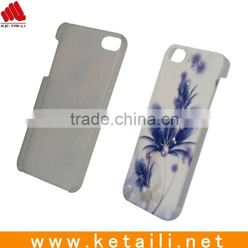 Premuim Double Heart Skin Cover Plastic Shield Hard Back Case for iPhone 5