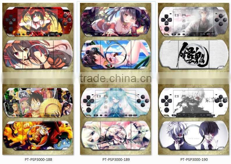 Sticker Design China Suppliers Decal Vinyl Skin Sticker For Sony PlayStation Portable For PSP 3000