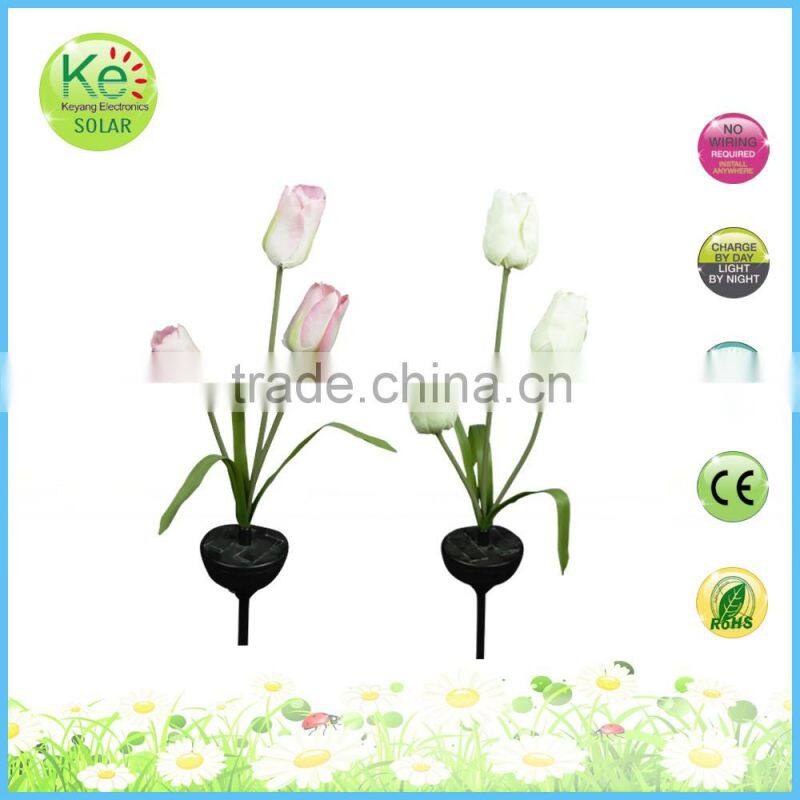 Solar led garden light glass path decoration