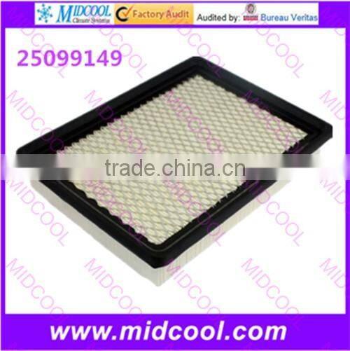 High quality air filter cabinfilter for 25099149