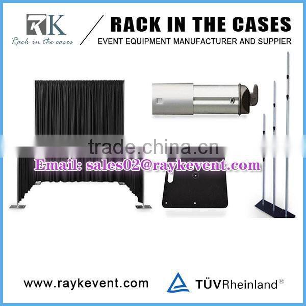 Stage decoration exhibition booth pipe drape curtains