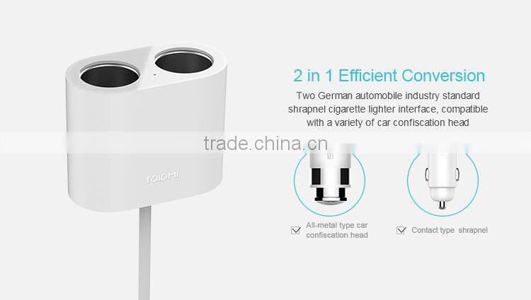 Xiaomi 2 in 1 Roidmi car cigarette charger adapter