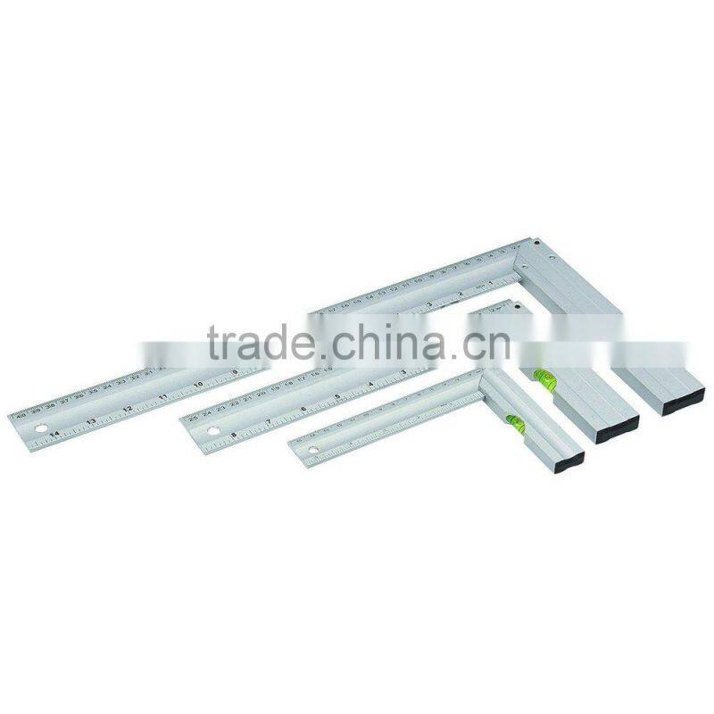 3 Piece L Shaped Angle Stainless Steel Square Ruler Measuring Tool