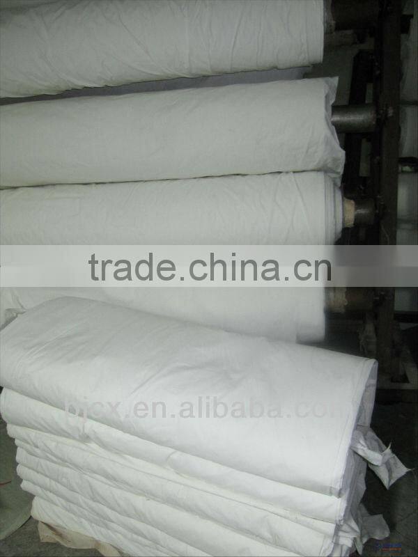 polyester/cotton unbleached calico