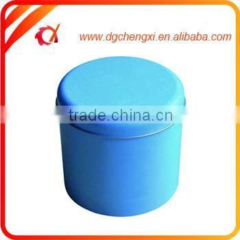 custom metal tin box/round child snacks biscuit candy food tin box